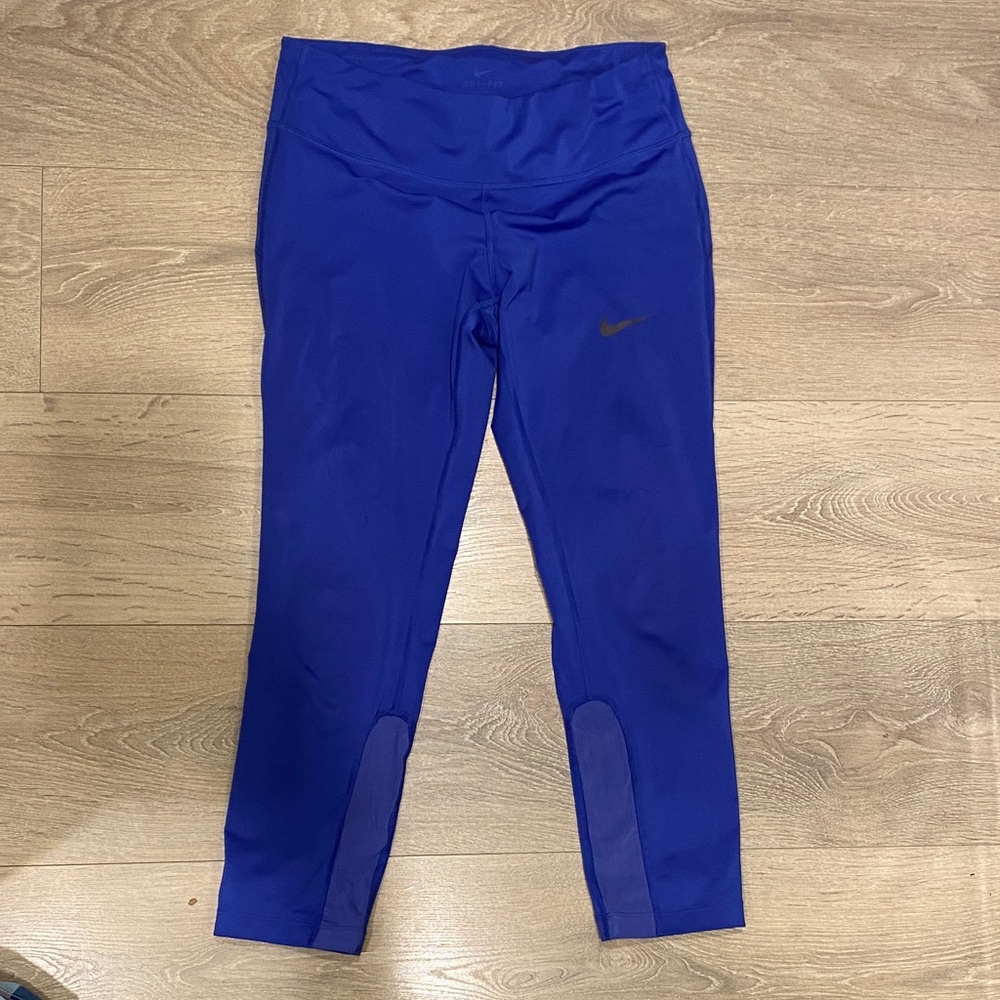 Nike Royal Blue Leggings with Black Swoosh